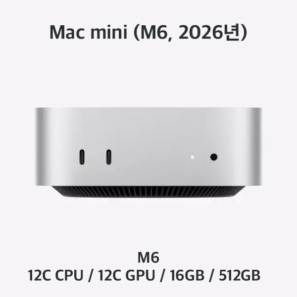 [장기] 맥미니 / M6 / 16GB / 512GB