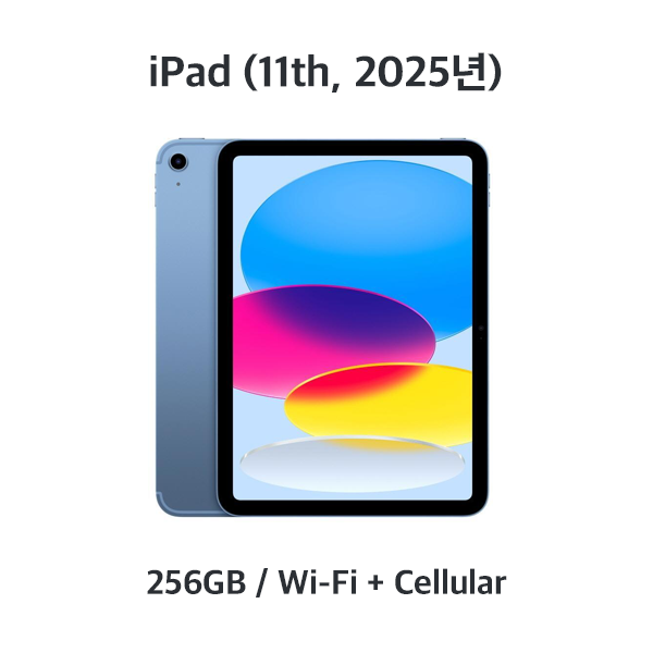 [장기] 아이패드 / 11th / 256GB / Cellular
